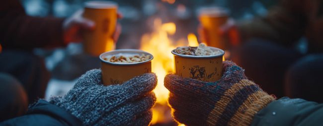 friends sitting around the fire at Chestnut Ridge Campground in OH friends sitting around the fire at Chestnut Ridge Campground in OH