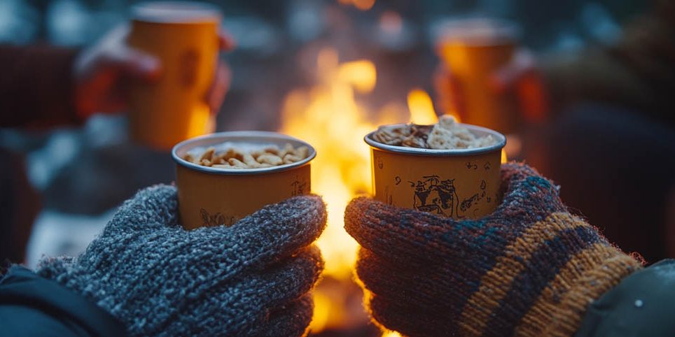 friends sitting around the fire at Chestnut Ridge Campground in OH friends sitting around the fire at Chestnut Ridge Campground in OH