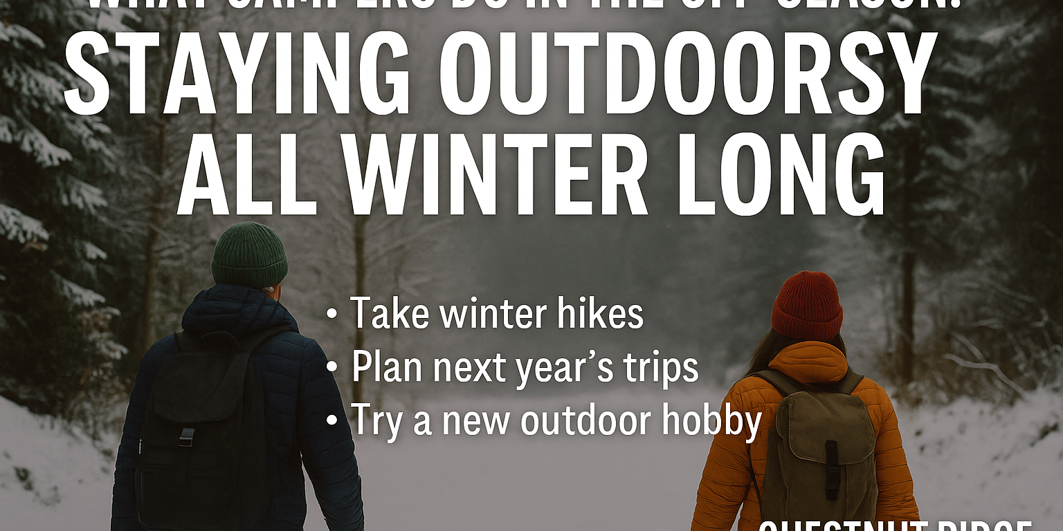 Staying outdoorsy all winter long Staying outdoorsy all winter long
