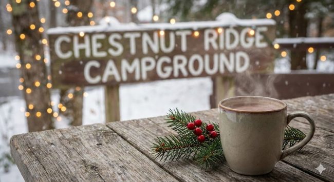 Chestnut Ridge Campground Winter Activities in Hubbard OH